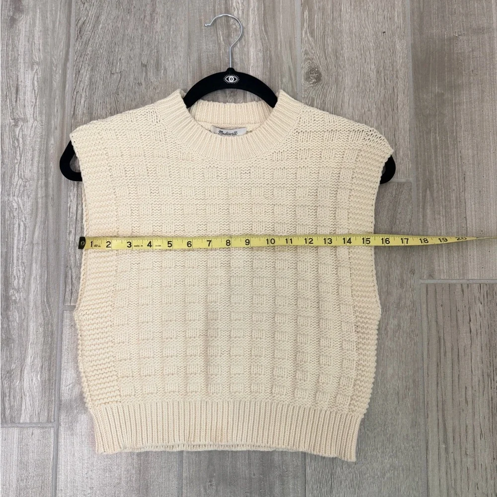 NWOT Madewell Cream Knit Sweater Size Small - Picture 12 of 16